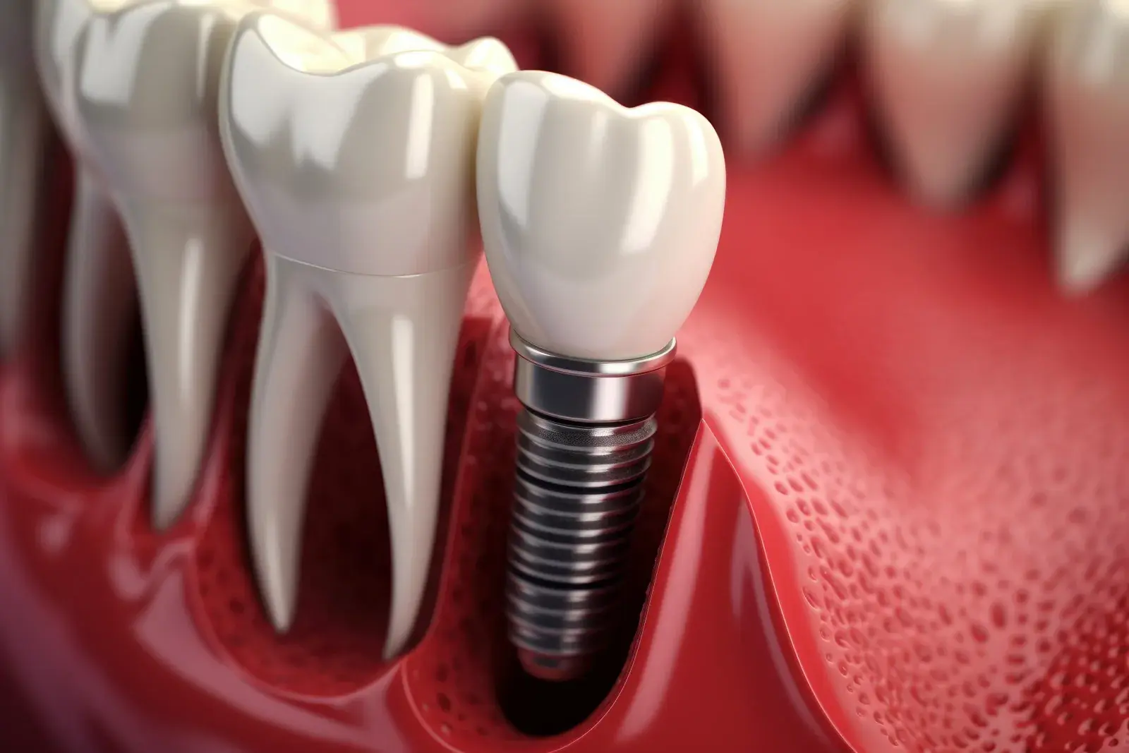 Bone grafting procedure at London Square Dental Calgary