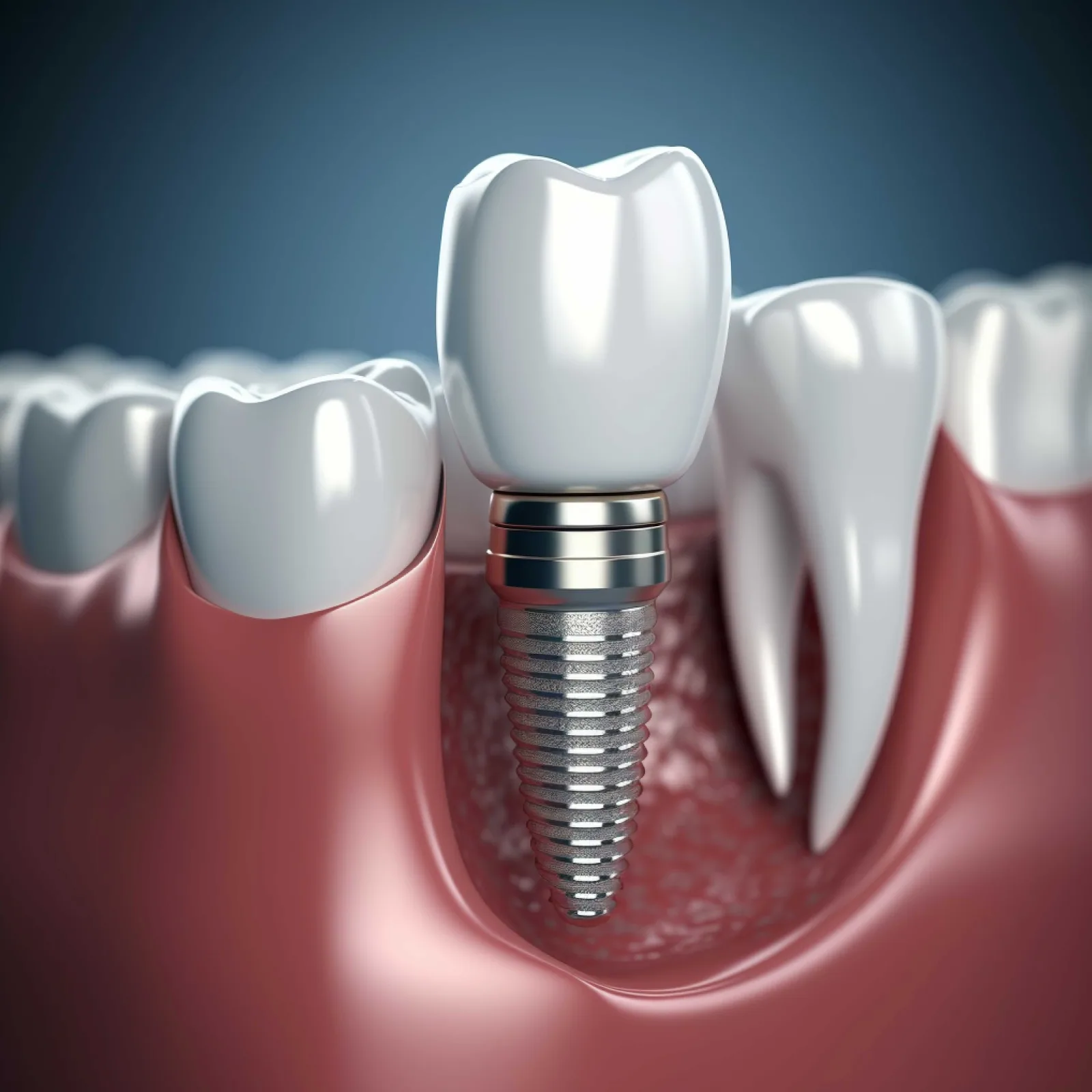 Dental bridge to replace missing teeth